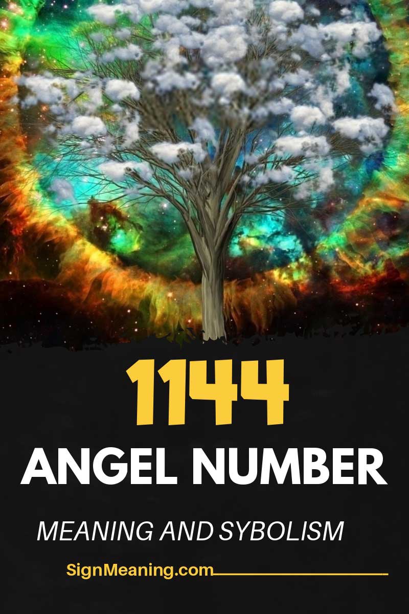 1144 angel number meaning pinterest