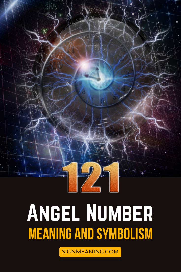 121 angel number meaning pinterest