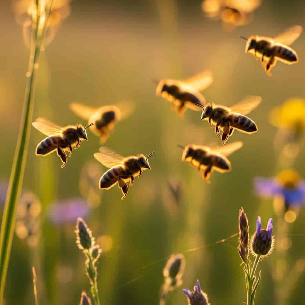 Spiritual Meanings of Bees Flying Around You
