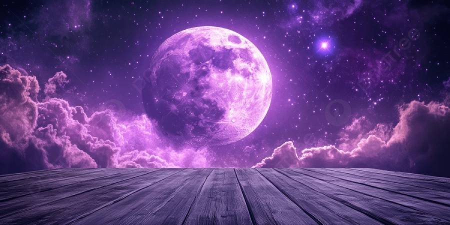 Spiritual Meanings of Purple Moon